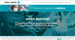 Desktop Screenshot of polymed.pl