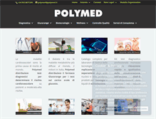 Tablet Screenshot of polymed.it